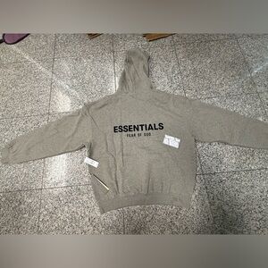 Essentials Gray Hoodie Sweater Size medium
